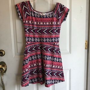 Tribal print dress NWOT
